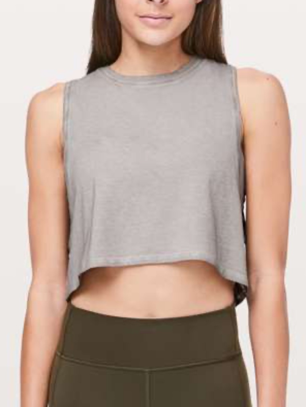 Lululemon Muscle Love Crop Tank *Fade - Washed French Clay